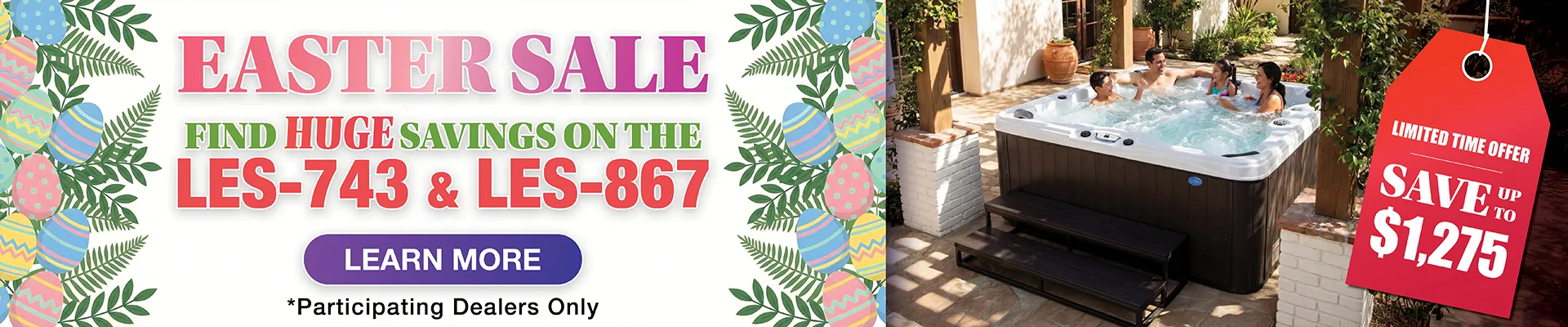 Calspas hot tub being used in a family setting - Brunswick