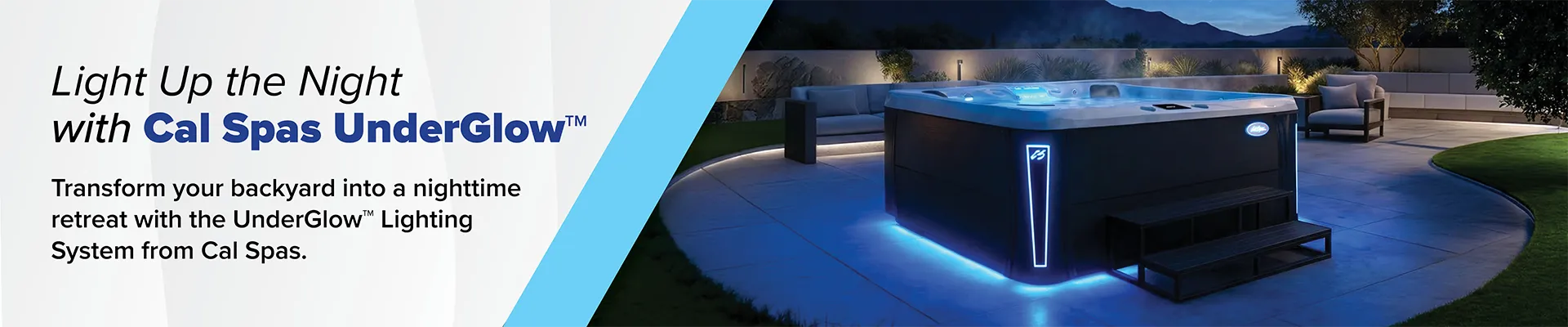 Calspas hot tub being used in a family setting - Brunswick